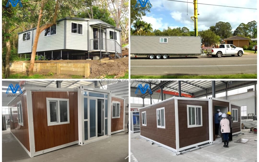 A Collage Of Various Prefabricated Modular Homes, Showcasing Different Styles, Colors, And Settings.